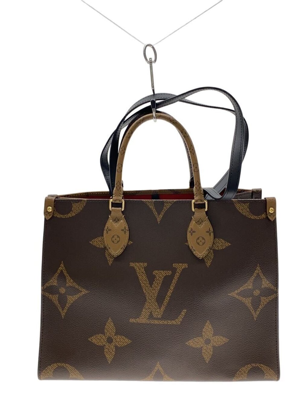 LOUIS VUITTON On The Go Monogram Giant Brown Leather Brown All over